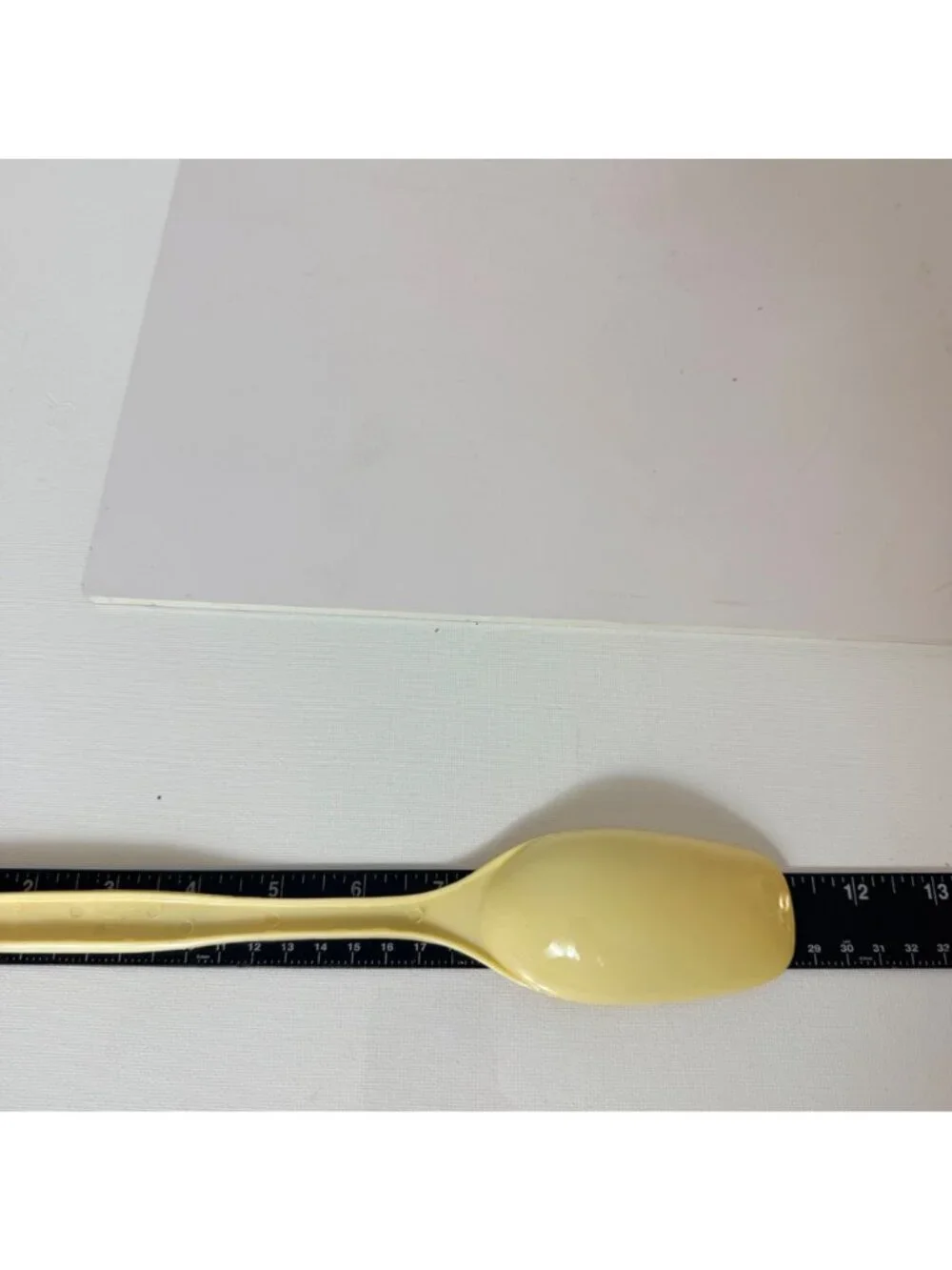 Vintage Harvest Gold Nylon Plastic Serving Mixing Spoon Yellow Kitchen Tool 10